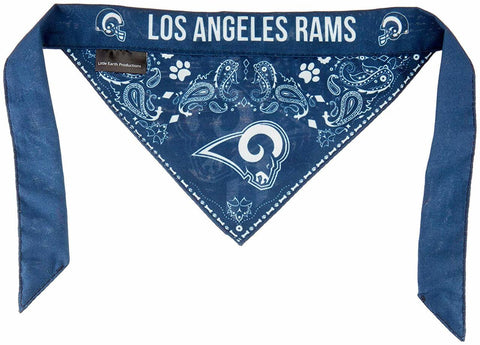 Los Angeles Rams Pet Bandanna Size XS - Special Order