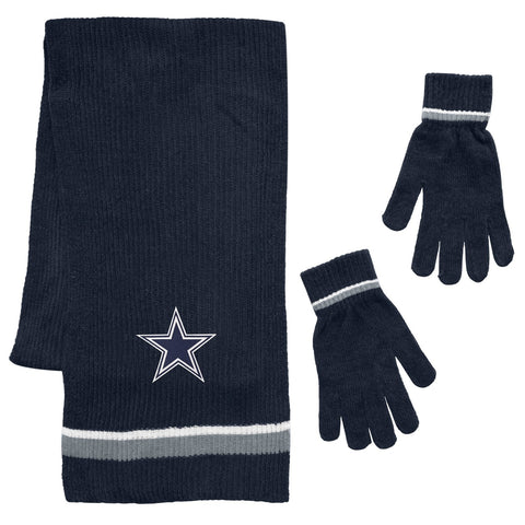 ~Dallas Cowboys Scarf and Glove Gift Set Chenille~ backorder