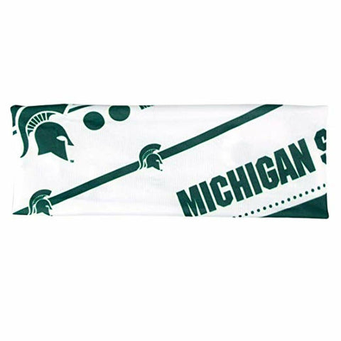 Michigan State Spartans Headband Stretch Patterned - Special Order