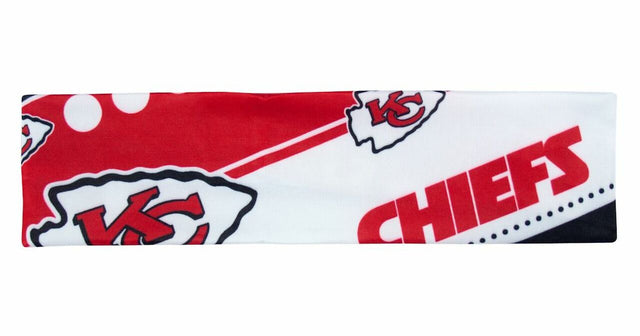 Diadema elástica con estampado de los Kansas City Chiefs