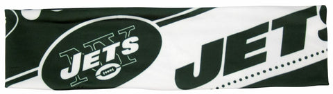 ~New York Jets Stretch Patterned Headband - Special Order~ backorder