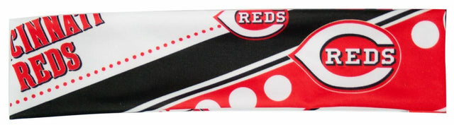 Diadema elástica con estampado de los Cincinnati Reds