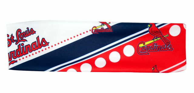 Diadema elástica estampada de los St. Louis Cardinals