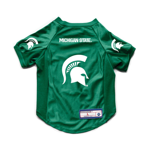 ~Michigan State Spartans Pet Jersey Stretch Size Big Dog - Special Order~ backorder