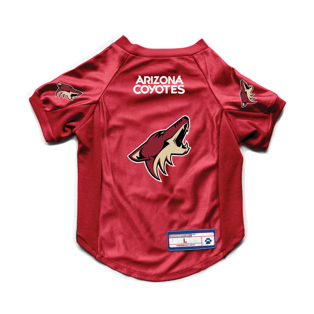 Jersey elástico para mascotas Arizona Coyotes, talla grande, para perros