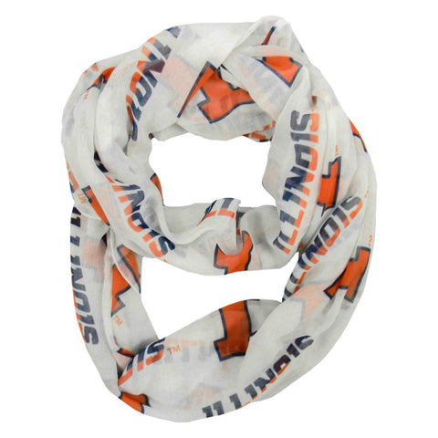 ~Illinois Fighting Illini Scarf Infinity Style - Special Order~ backorder
