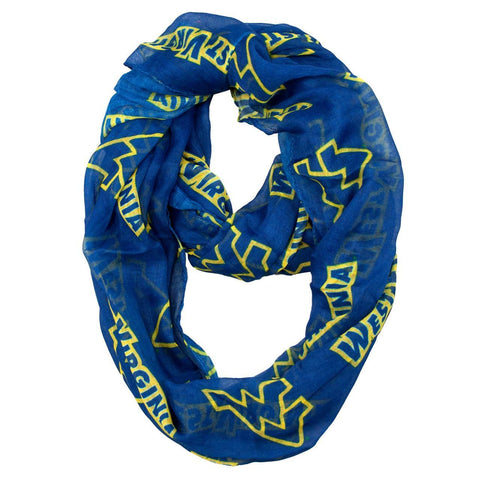 ~West Virginia Mountaineers Scarf Infinity Style - Special Order~ backorder