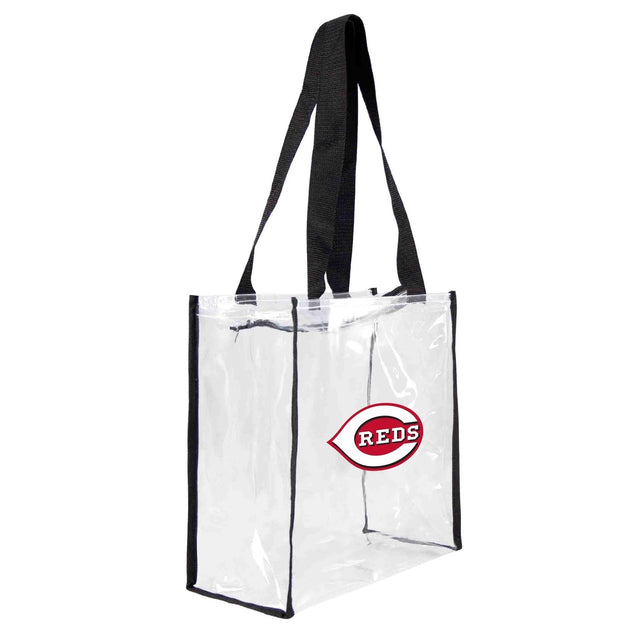 Bolsa de estadio cuadrada transparente de los Cincinnati Reds