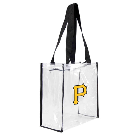 ~Pittsburgh Pirates Clear Square Stadium Tote - Special Order~ backorder
