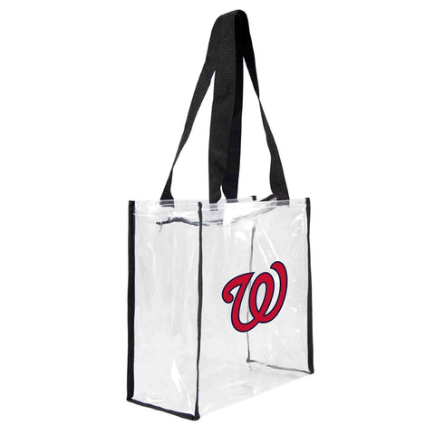 ~Washington Nationals Clear Square Stadium Tote - Special Order~ backorder