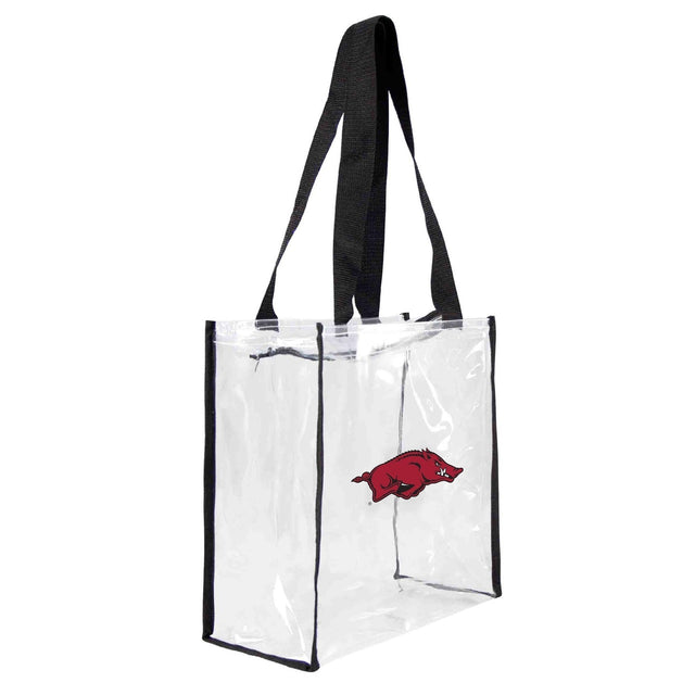 Arkansas Razorbacks Clear Square Stadium Tote