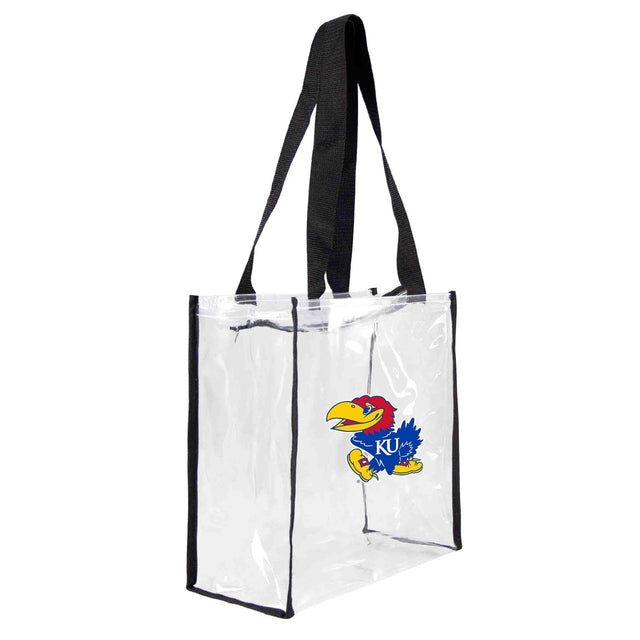 Kansas Jayhawks Clear Square Stadium Tote