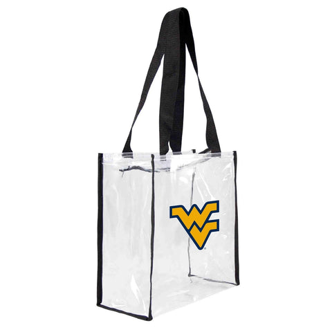 ~West Virginia Mountaineers Clear Square Stadium Tote - Special Order~ backorder