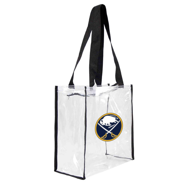 Bolso de mano cuadrado transparente Buffalo Sabres