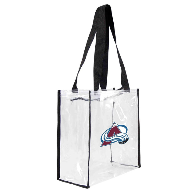 Bolsa de estadio cuadrada transparente Colorado Avalanche