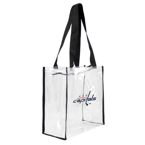 ~Washington Capitals Clear Square Stadium Tote - Special Order~ backorder