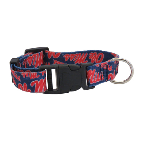 ~Mississippi Rebels Pet Collar Size S - Special Order~ backorder