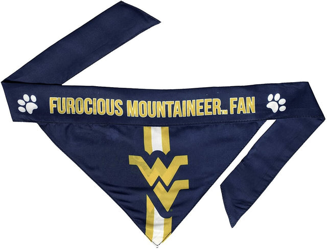 West Virginia Mountaineers Pet Bandanna Size XS Discontinued