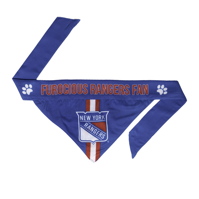 New York Rangers Pet Bandanna Size M