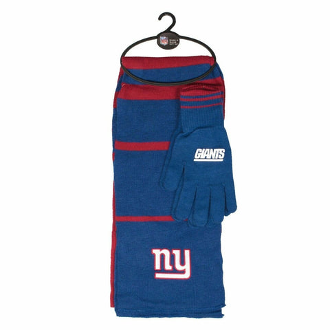 New York Giants Scarf and Glove Gift Set
