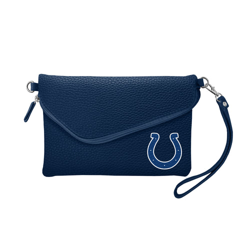 ~Indianapolis Colts Purse Pebble Fold Over Crossbody Navy - Special Order~ backorder