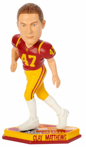 ~USC Trojans Clay Matthews Forever Collectibles Thematic Base Bobblehead~ backorder