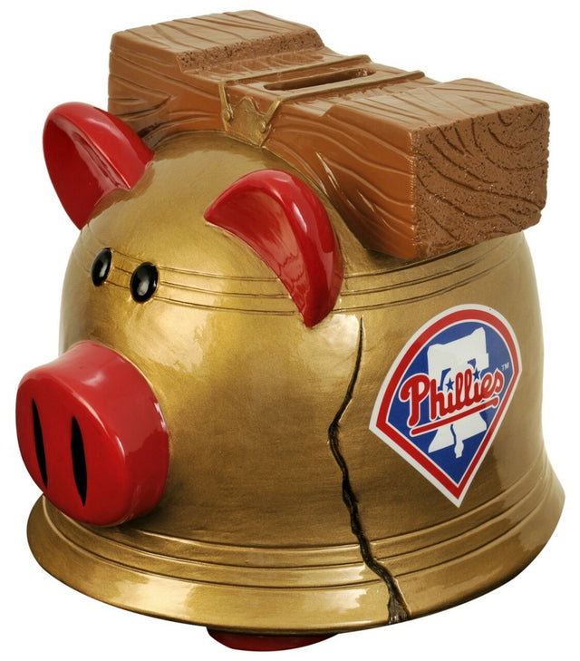 Alcancía de cerdito de los Philadelphia Phillies - Pequeña CO temática