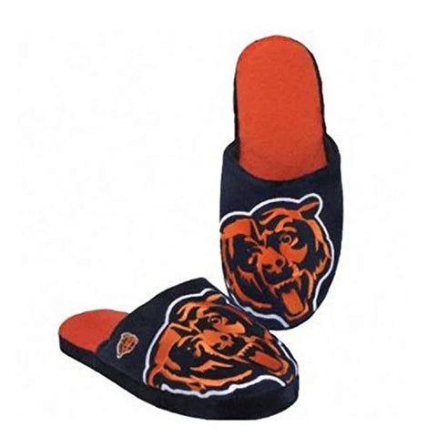 Chicago Bears Slippers - Big Logo Stripe (1 Pair) - XL CO