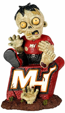 Miami Heat Zombie Figurine - On Logo CO