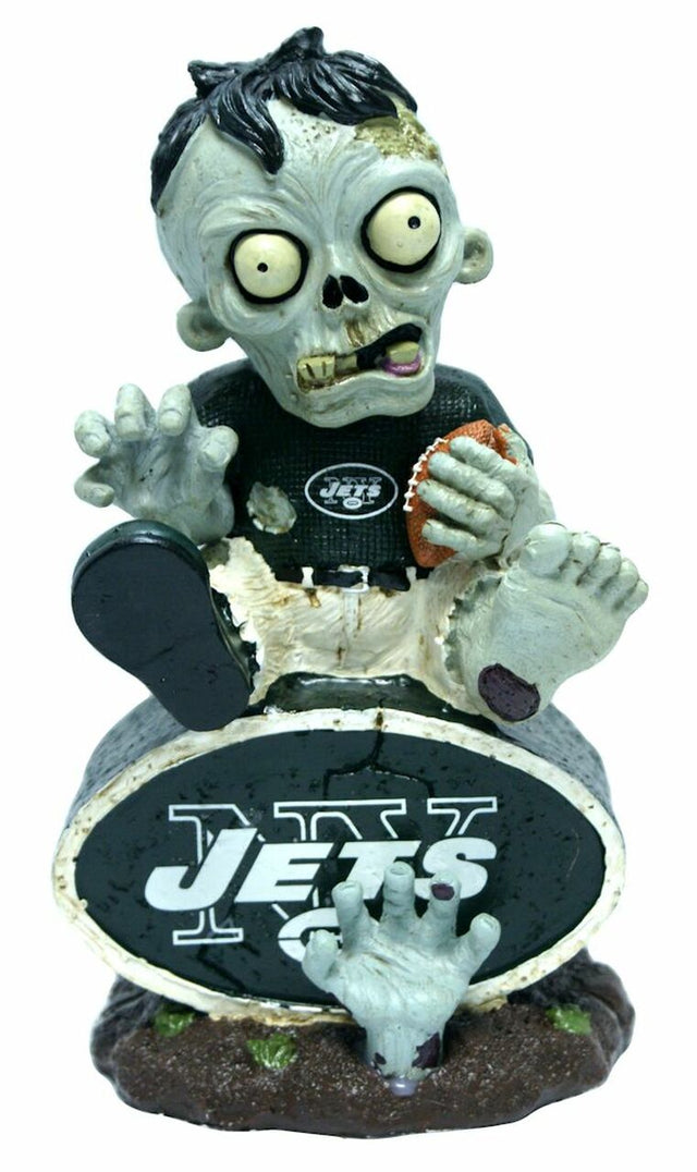 Figura de zombi con el logo de los New York Jets