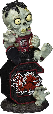 South Carolina Gamecocks Zombie Figurine - On Logo w/Football CO