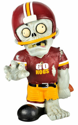 Arkansas Razorbacks Zombie Figurine - Thematic w/Football CO