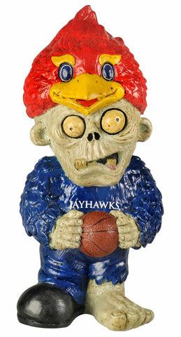 Kansas Jayhawks Zombie Figurine - Thematic w/Football CO