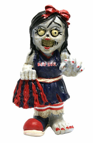 Boston Red Sox Zombie Cheerleader Figurine CO