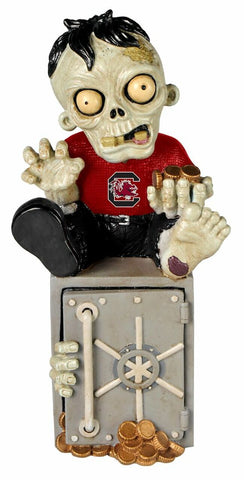 South Carolina Gamecocks Zombie Figurine Bank CO