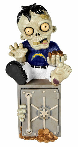 Los Angeles Chargers Zombie Figurine Bank CO
