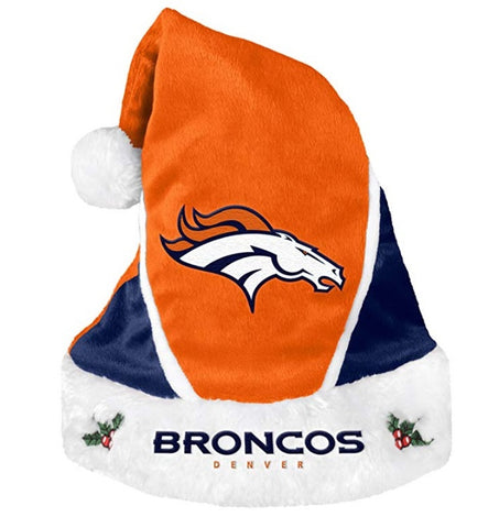 Denver Broncos Santa Hat Colorblock - Special Order