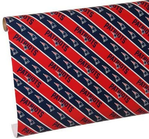 New England Patriots Wrapping Paper Roll Team