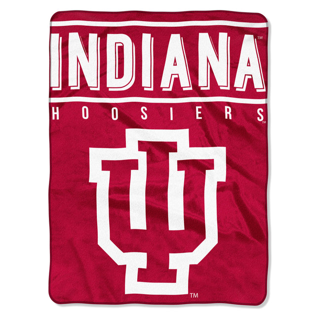 Indiana Hoosiers Blanket 60x80 Raschel Basic Design