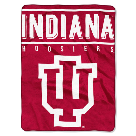 ~Indiana Hoosiers Blanket 60x80 Raschel Basic Design~ backorder