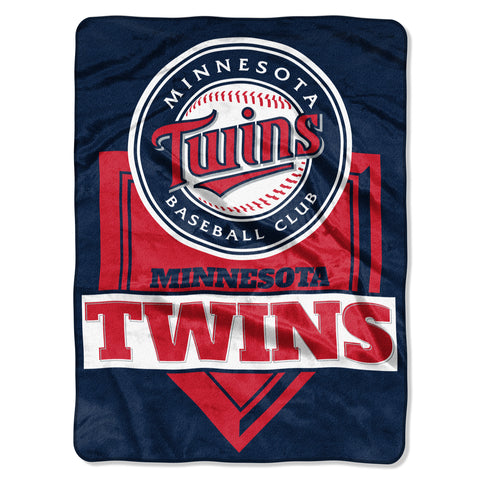 ~Minnesota Twins Blanket 60x80 Raschel Home Plate Design~ backorder