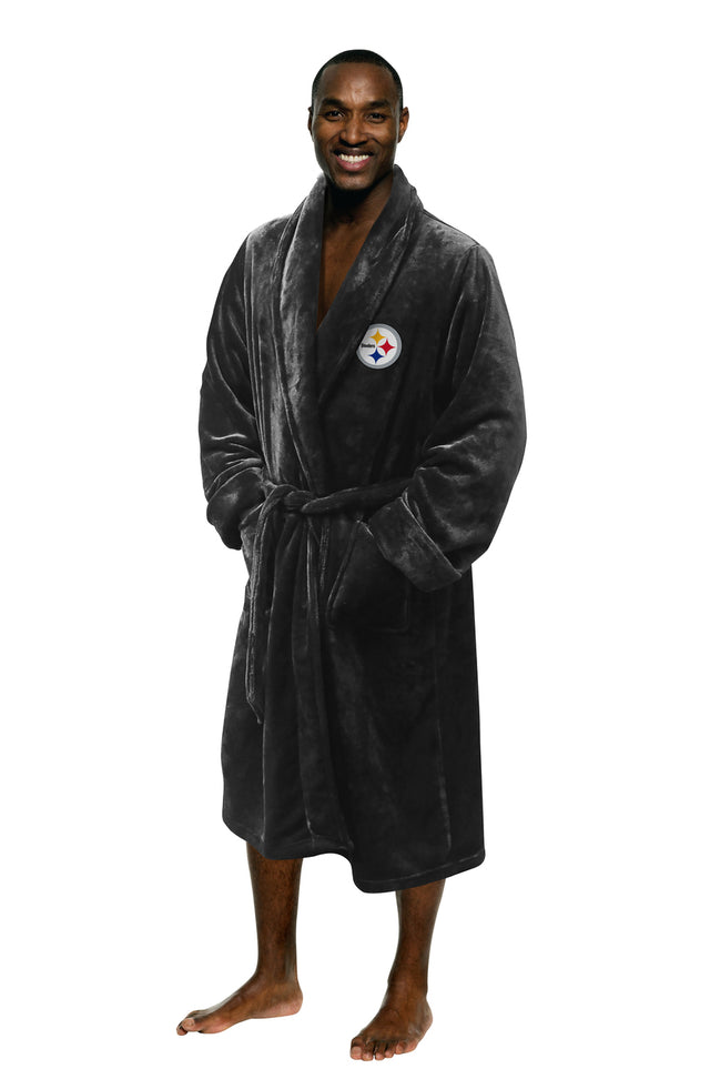 Bata de baño de los Pittsburgh Steelers, talla L/XL