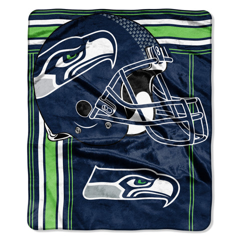 ~Seattle Seahawks Blanket 50x60 Raschel Touchback Design~ backorder