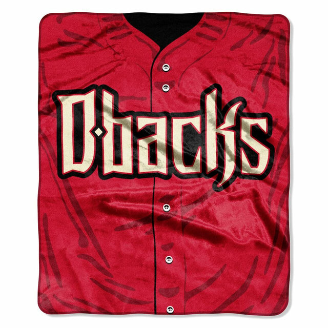 Arizona Diamondbacks Blanket 50x60 Raschel Jersey Design