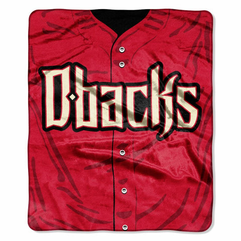 ~Arizona Diamondbacks Blanket 50x60 Raschel Jersey Design~ backorder