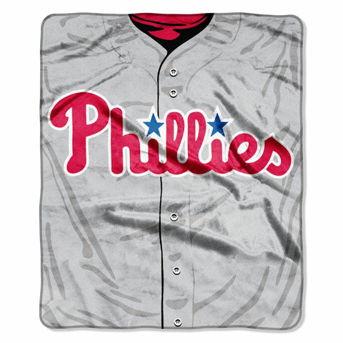 ~Philadelphia Phillies Blanket 50x60 Raschel Jersey Design~ backorder