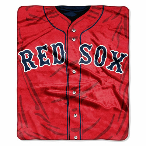 ~Boston Red Sox Blanket 50x60 Raschel Jersey Design~ backorder