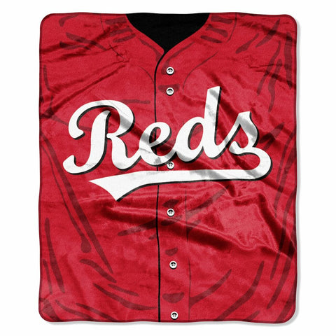 ~Cincinnati Reds Blanket 50x60 Raschel Jersey Design Special Order~ backorder
