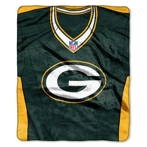 ~Green Bay Packers Blanket 50x60 Raschel Jersey Design~ backorder