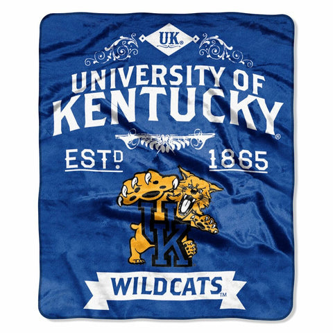 ~Kentucky Wildcats Blanket 50x60 Raschel Label Design~ backorder
